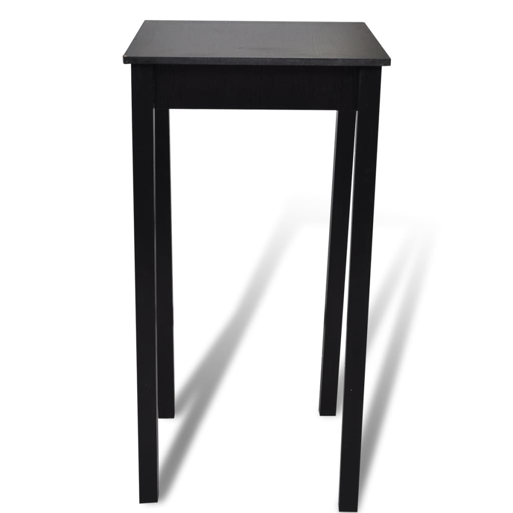 Barset Bartisch mit 2 Barhockern Schwarz – Bild 4