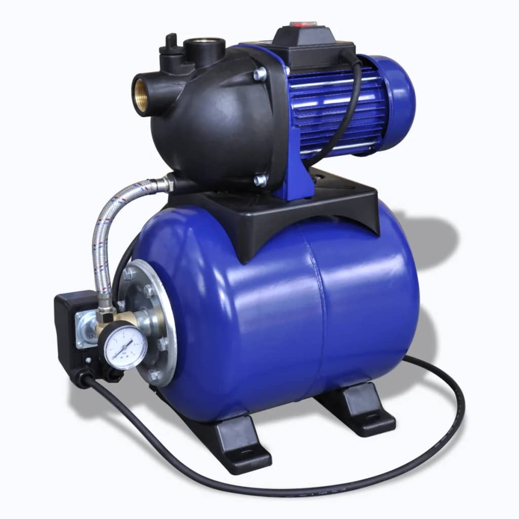 Hauswasserwerk Gartenpumpe 1200 W Blau