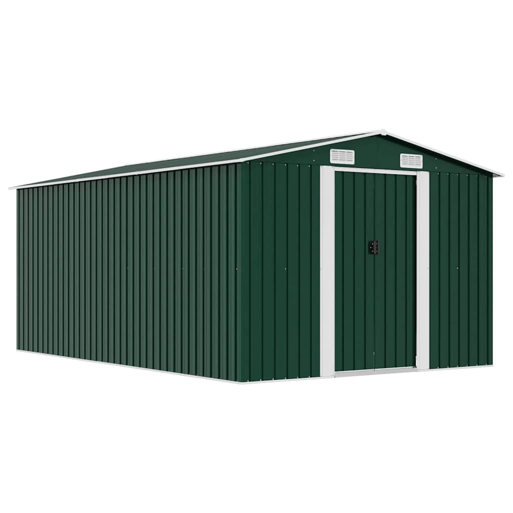 Gerätehaus aus verzinktem Metall – Farbe & Größe wählbar