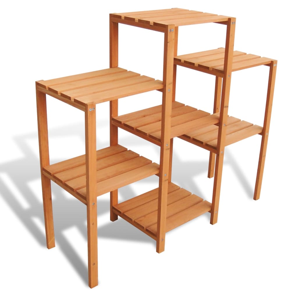 Pflanzentreppe aus Massivholz Tanne 97 x 31 x 87 cm