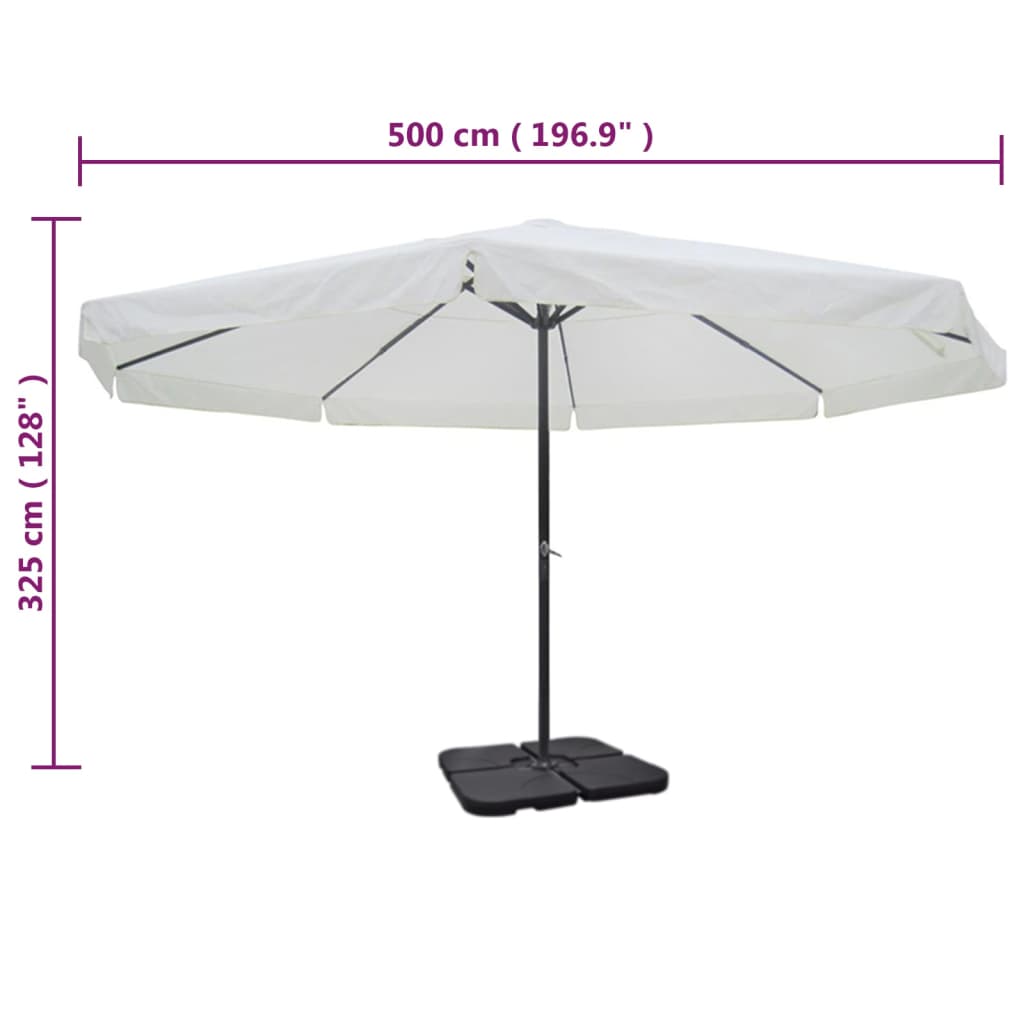 Sonnenschirm mit Ständer für Balkon & Terrasse – Bild 9
