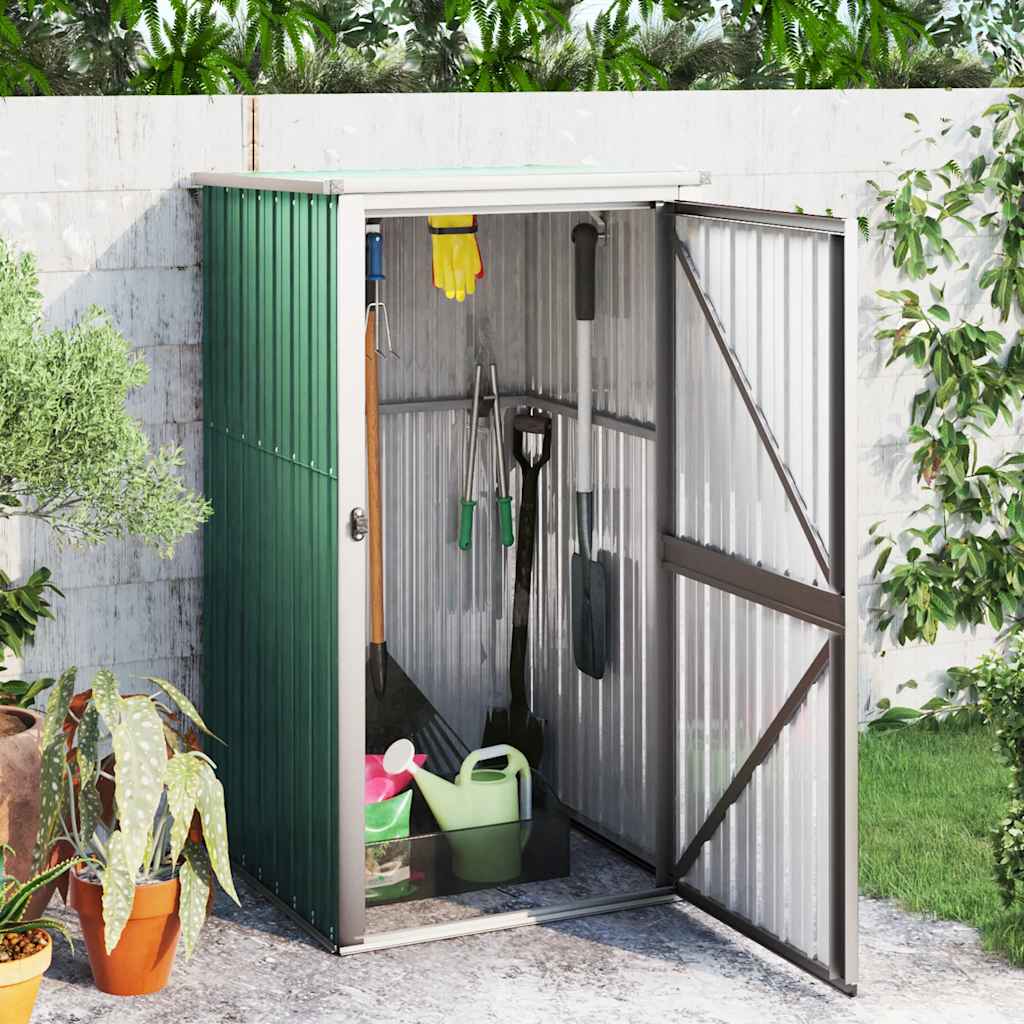 Gerätehaus aus verzinktem Stahl – Farbe & Größe wählbar