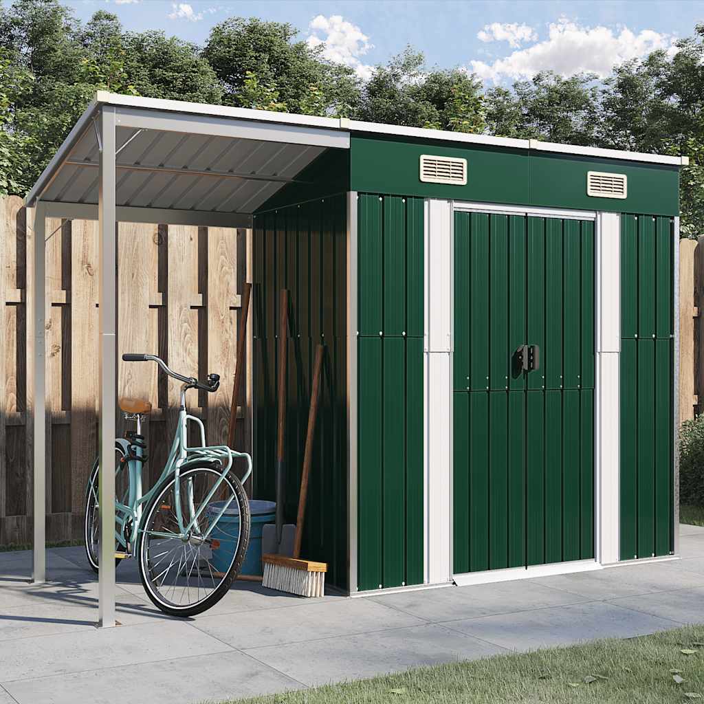 Gartenhaus mit Schleppdach 277 cm – Farbe wählbar