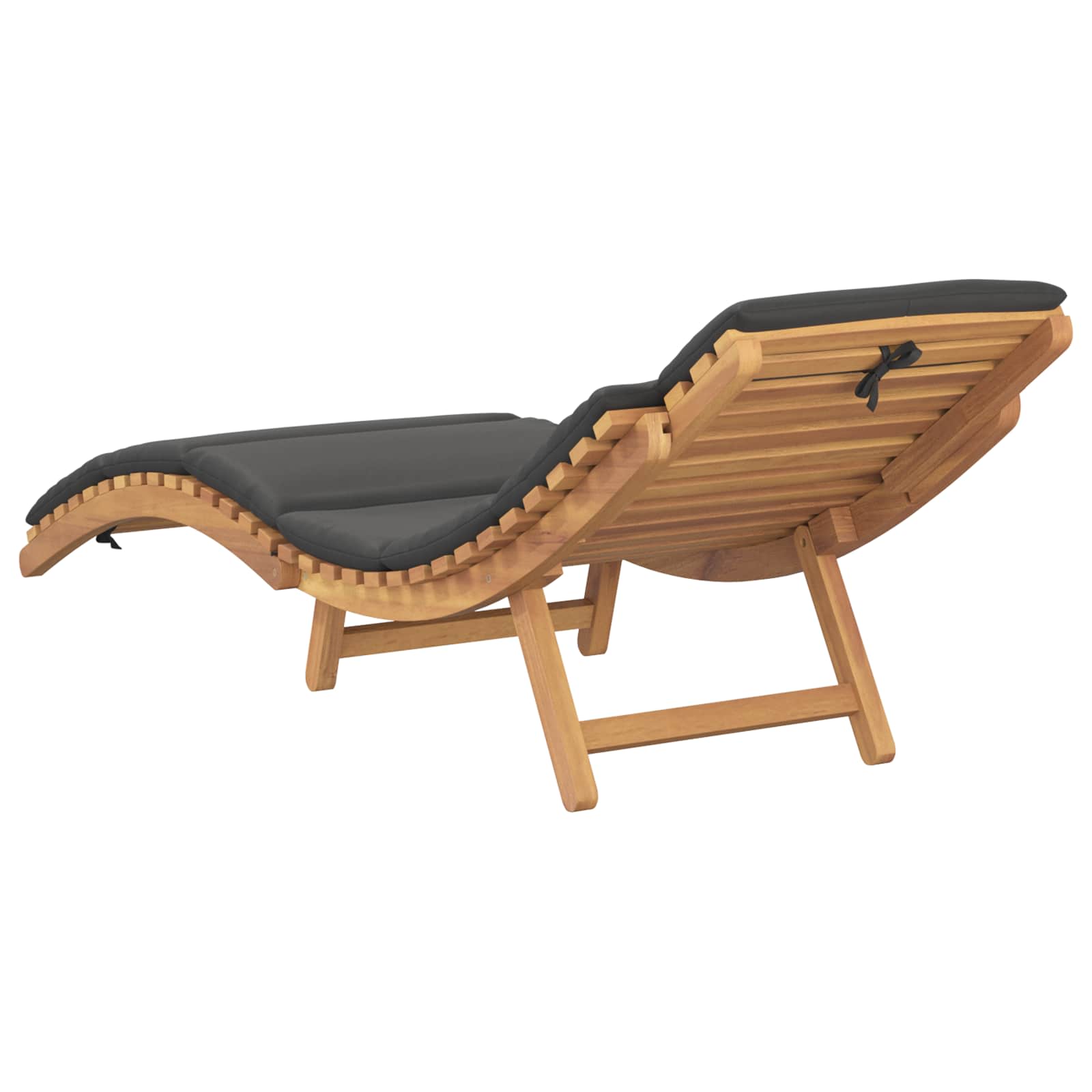 Garten-Sonnenliege aus Massivholz Teak 198 x 55 cm – Bild 6