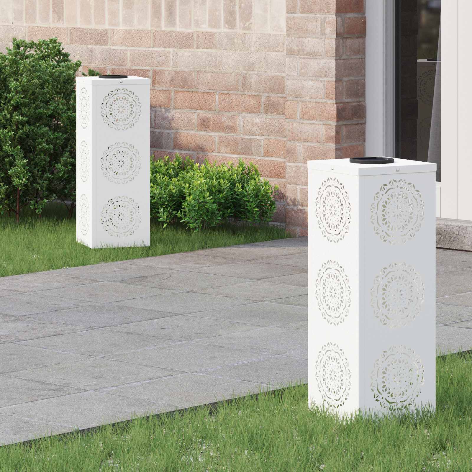 Solar-Wegeleuchten 2er-Set – Design E – Bild 7
