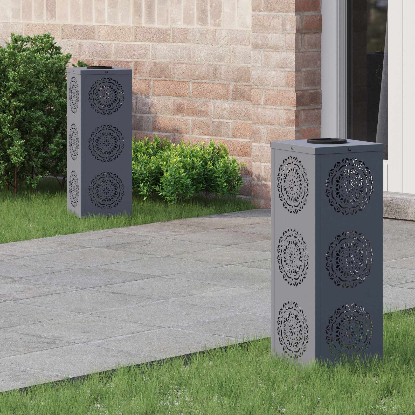 Solar-Wegeleuchten 2er-Set – Design E – Bild 10