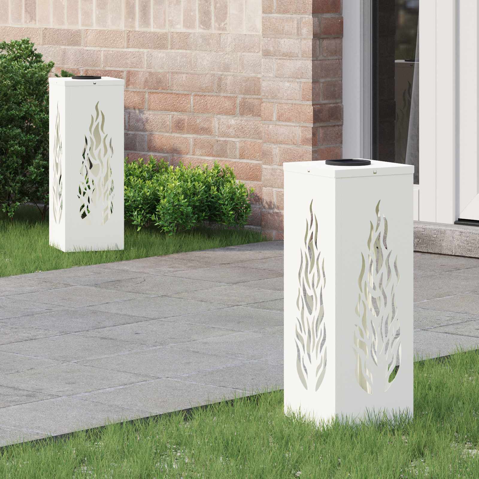 Solar-Wegeleuchten 2er-Set – Design F – Bild 7
