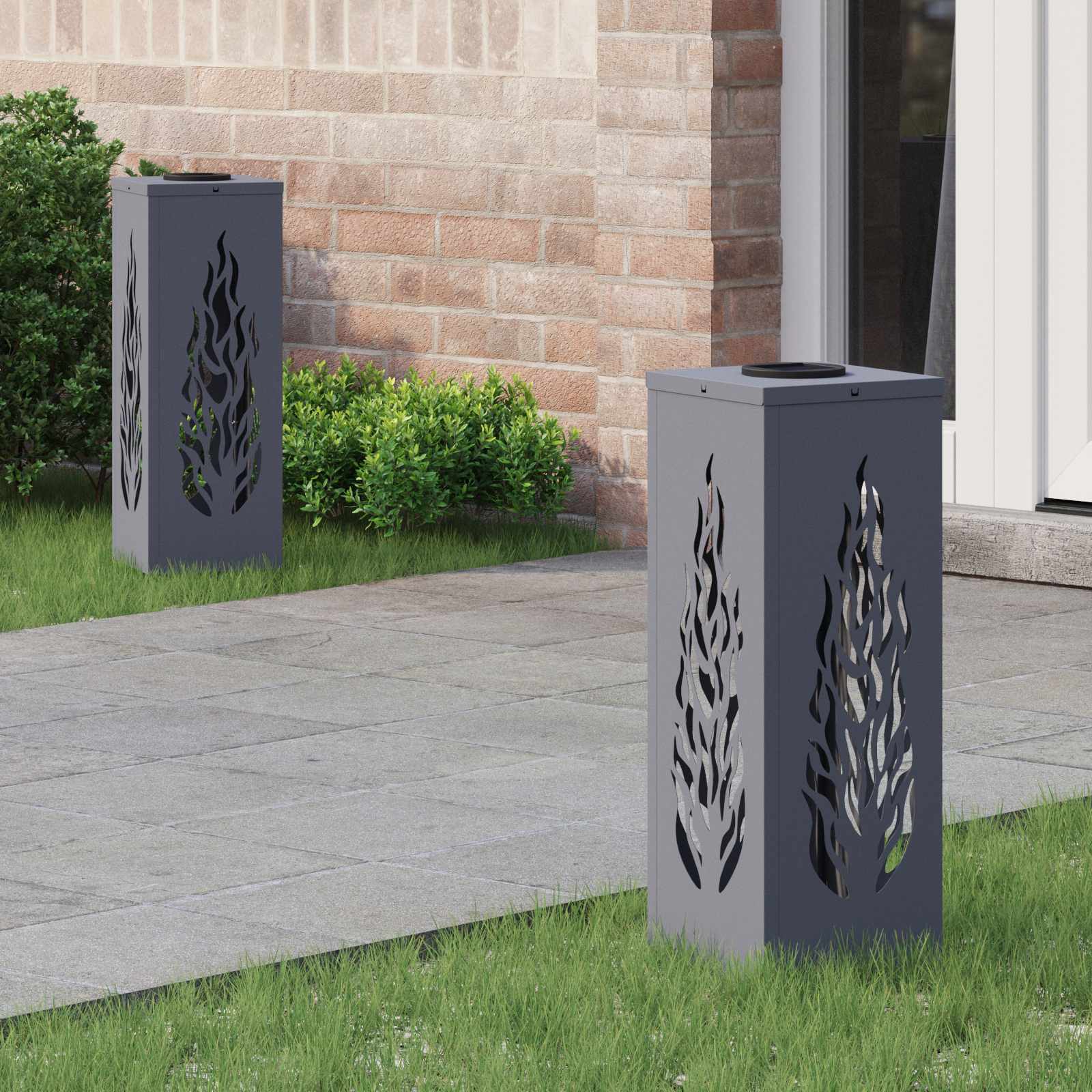 Solar-Wegeleuchten 2er-Set – Design F – Bild 10