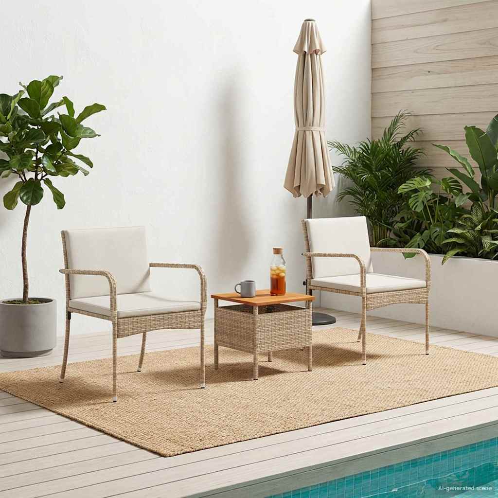 Gartenmöbel-Set mit Kissen Stahl – Ausführung wählbar – Bild 7