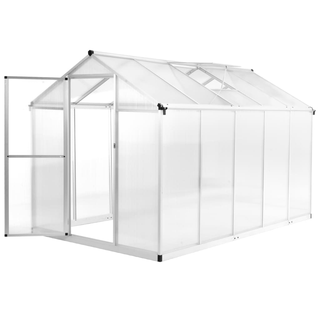 Gewächshaus Aluminium mit transparenten Platten