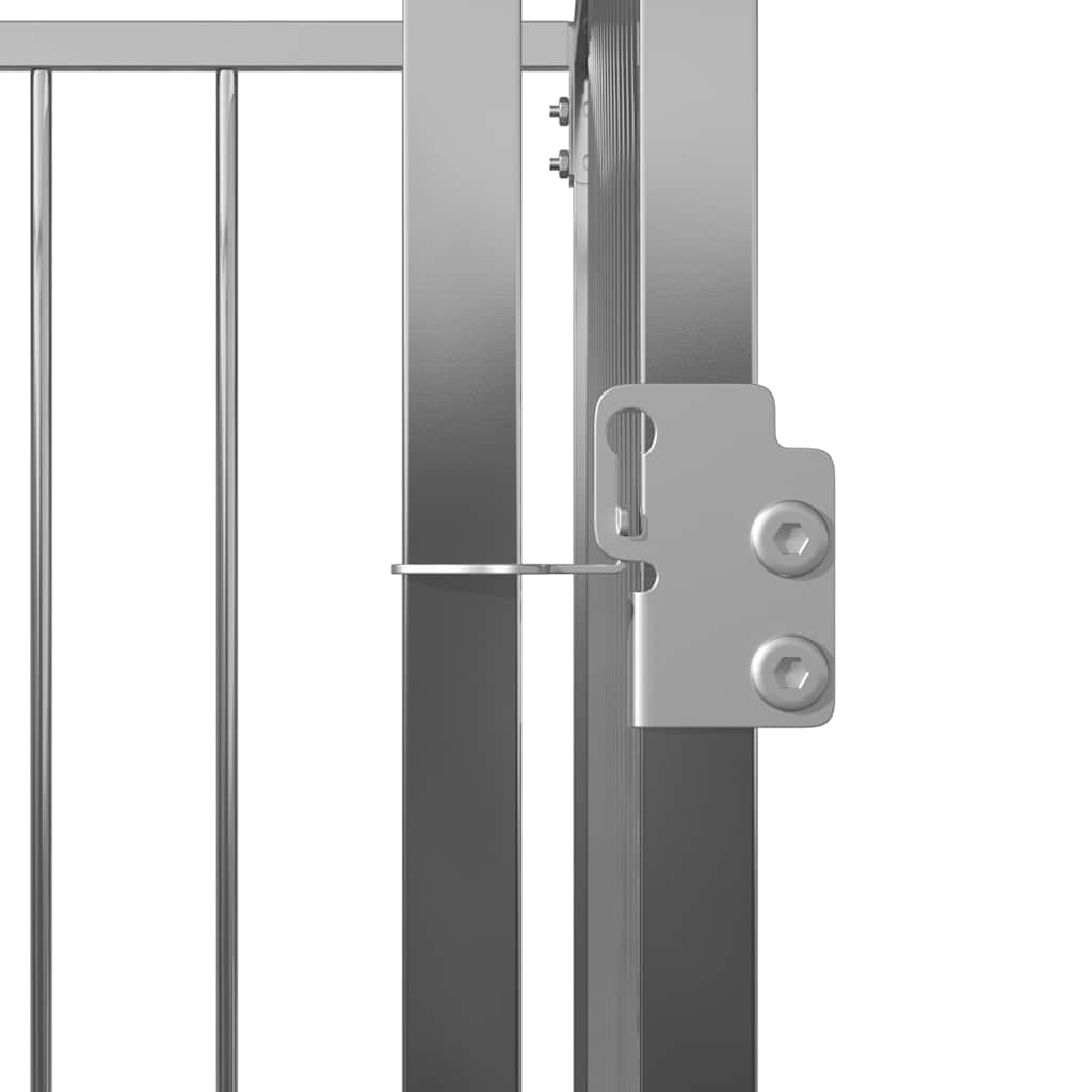 Outdoor-Hundezwinger Silber 100 cm hoch – Ausführung wählbar – Bild 5