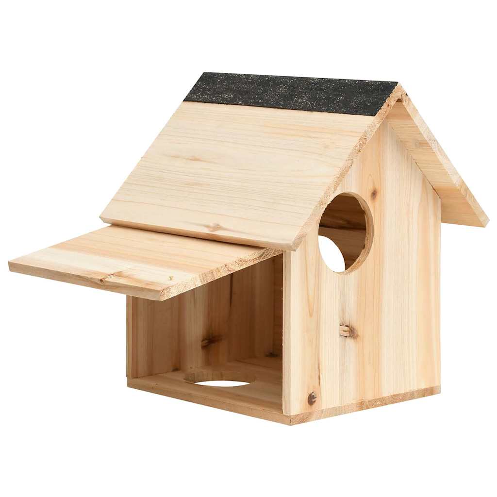 Eichhörnchenhaus aus massivem Tannenholz 26 x 25 x 29 cm
